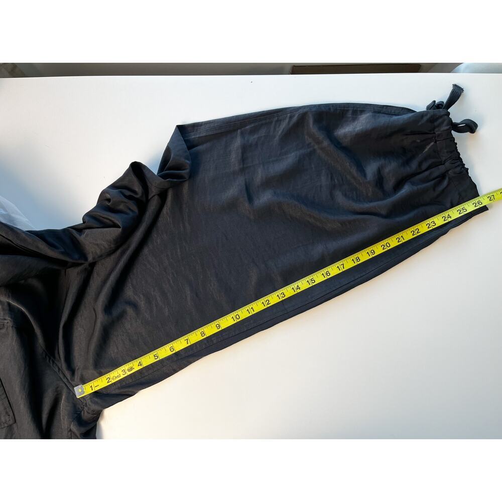 Women's Straight-Leg Drawstring Jogger Pants - Black - Picture 16 of 16